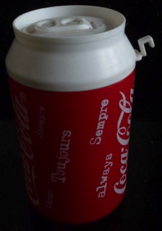 9078-1 € 1,00 coca cola plastic blikje